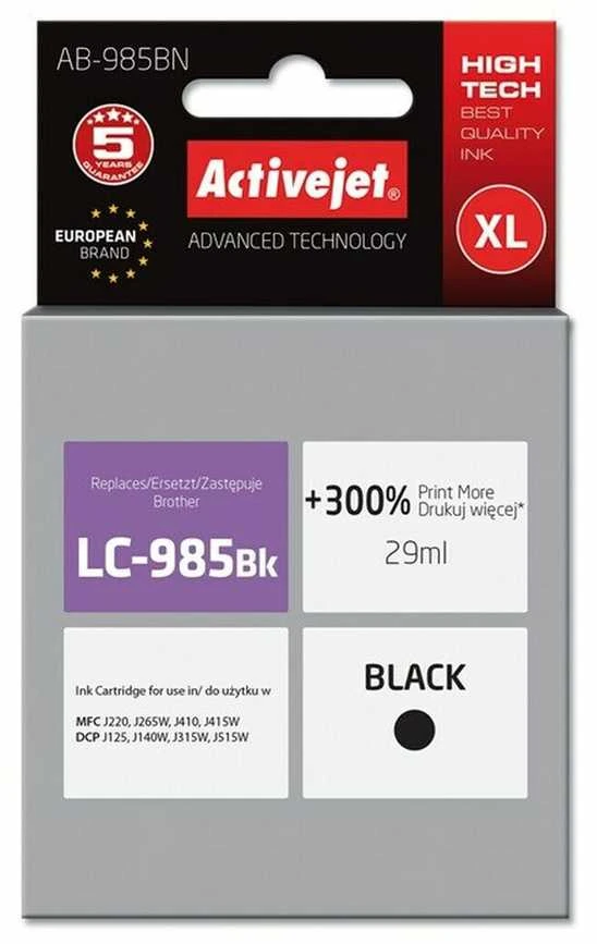 Rašalo Kasetė - Activejet AB-985BN 29ml Pigmentinė Juoda