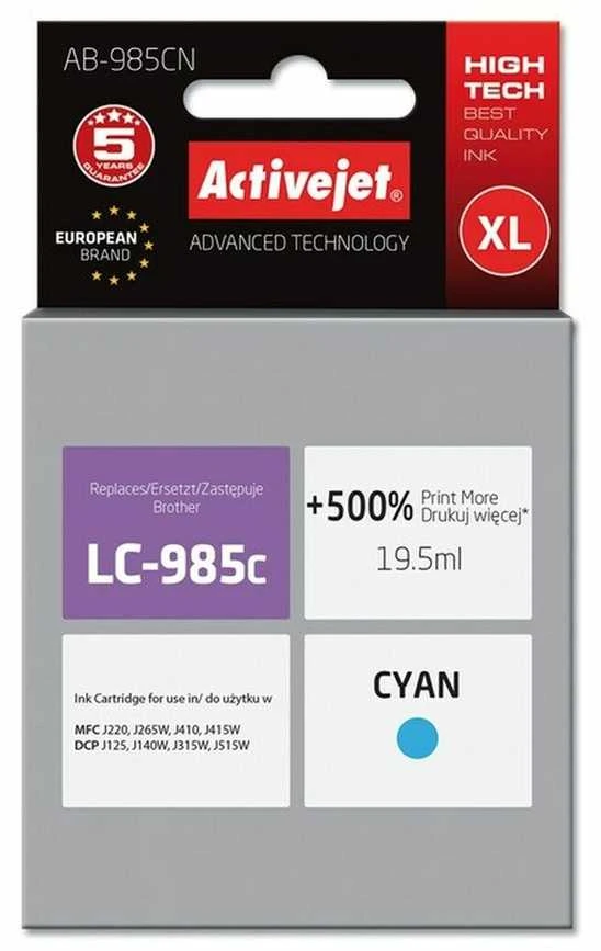 Rašalo Kasetė - Activejet AB-985CN Mėlyna 19,5 ml