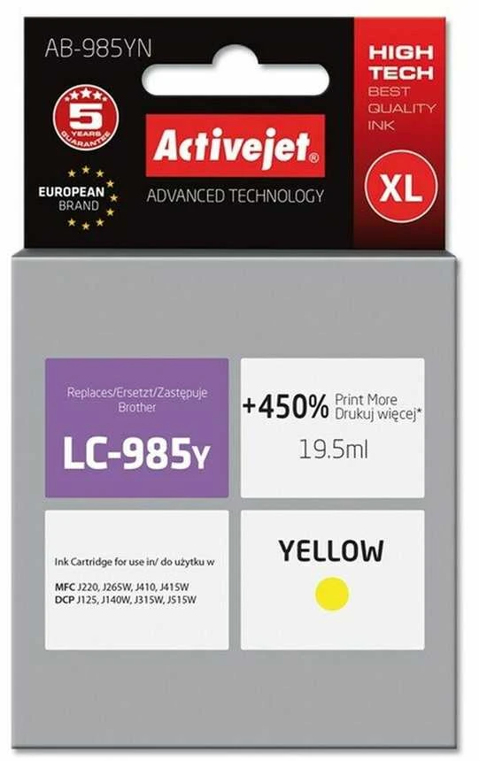 Rašalo Kasetė - Activejet AB-985YN, Geltona