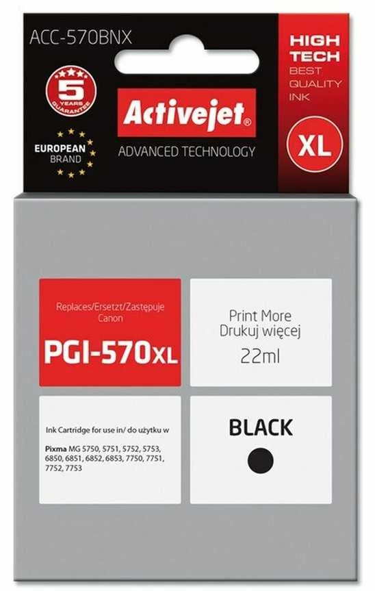 Rašalo Kasetė - Activejet ACC-570BNX, Juoda