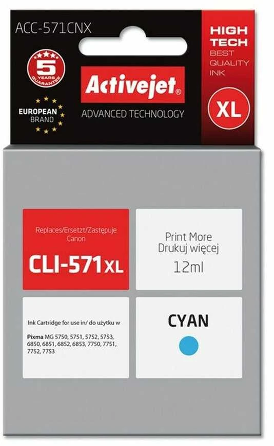 Spausdintuvo Kasetė - Activejet ACC-571CNX Mėlyna