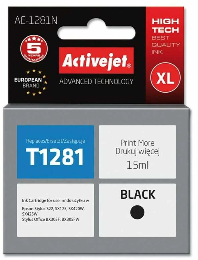 Rašalo Kasetė - Activejet AE-1281N, Juoda