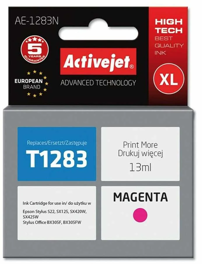 Rašalo Kasetė - Activejet AE-1283N Raudona