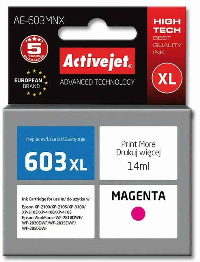 Spausdintuvo Rašalas - Activejet AE-603MNX Raudonas 14 ml