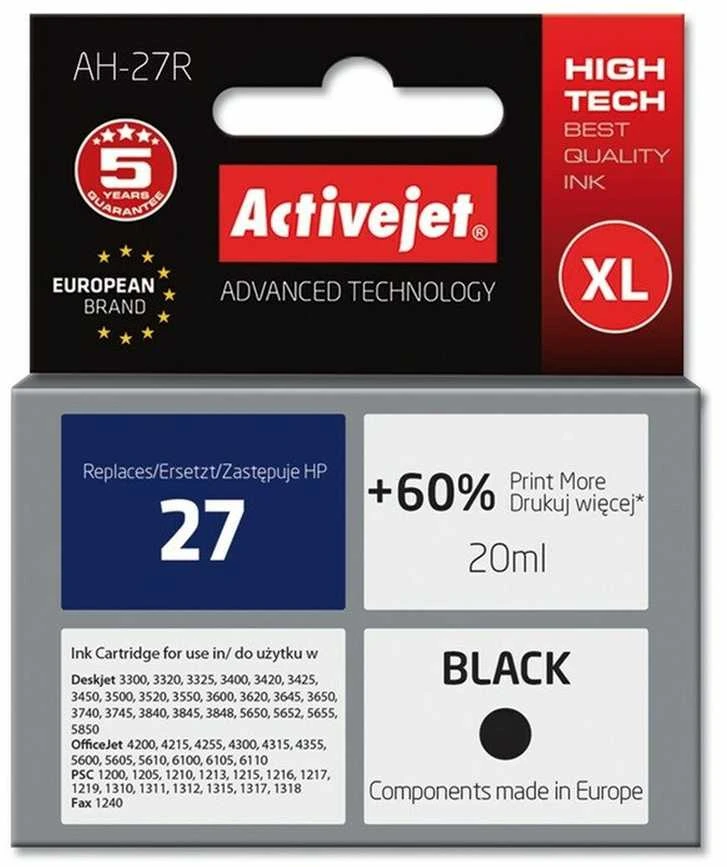 Rašalo Kasetė - Activejet AH-27R Juoda 20 ml