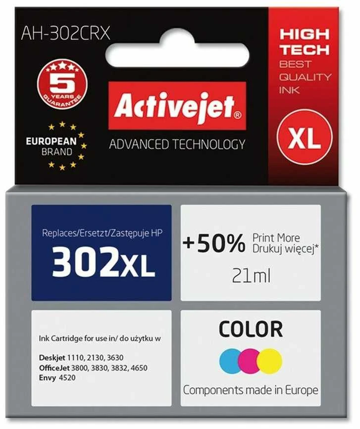 Rašalo Kasetė - Activejet AH-302CRX 21ml 500 Puslapių Spalvota