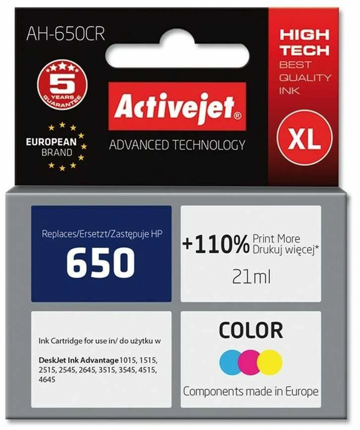 Rašalo Kasetė - Activejet AH-650CR, Spalvotas