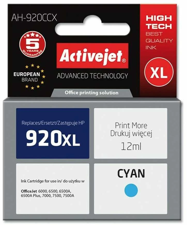 Rašalo Kasetė - Activejet AH-920CCX Mėlyna (Cyan)