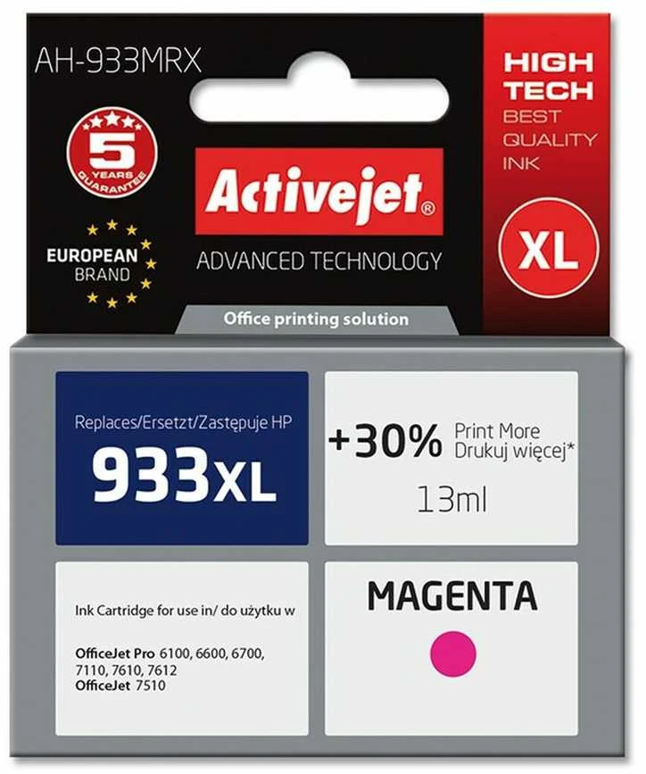 Rašalinė Kasetė - Activejet AH-933MRX Raudona 13 ml