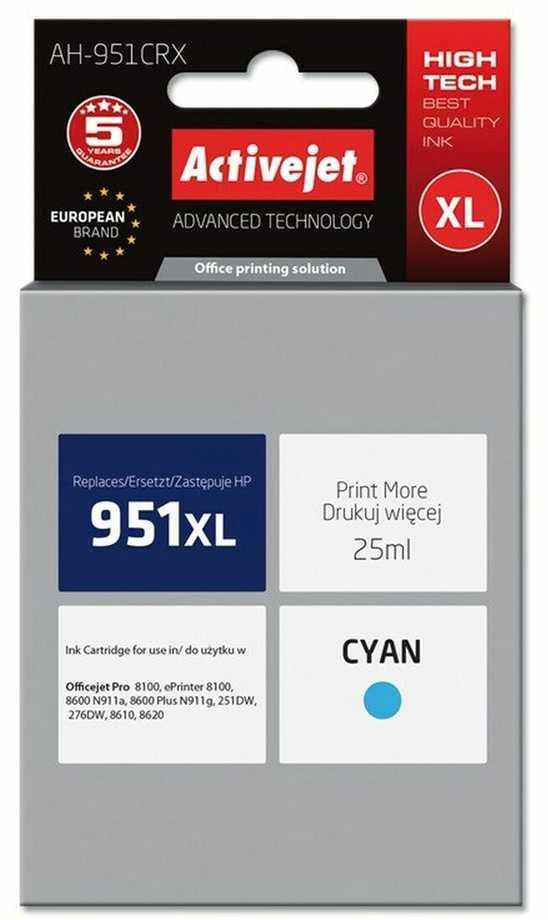 Rašalo Kasetė - Activejet AH-951CRX Didelė (XL) Išeiga Žydras