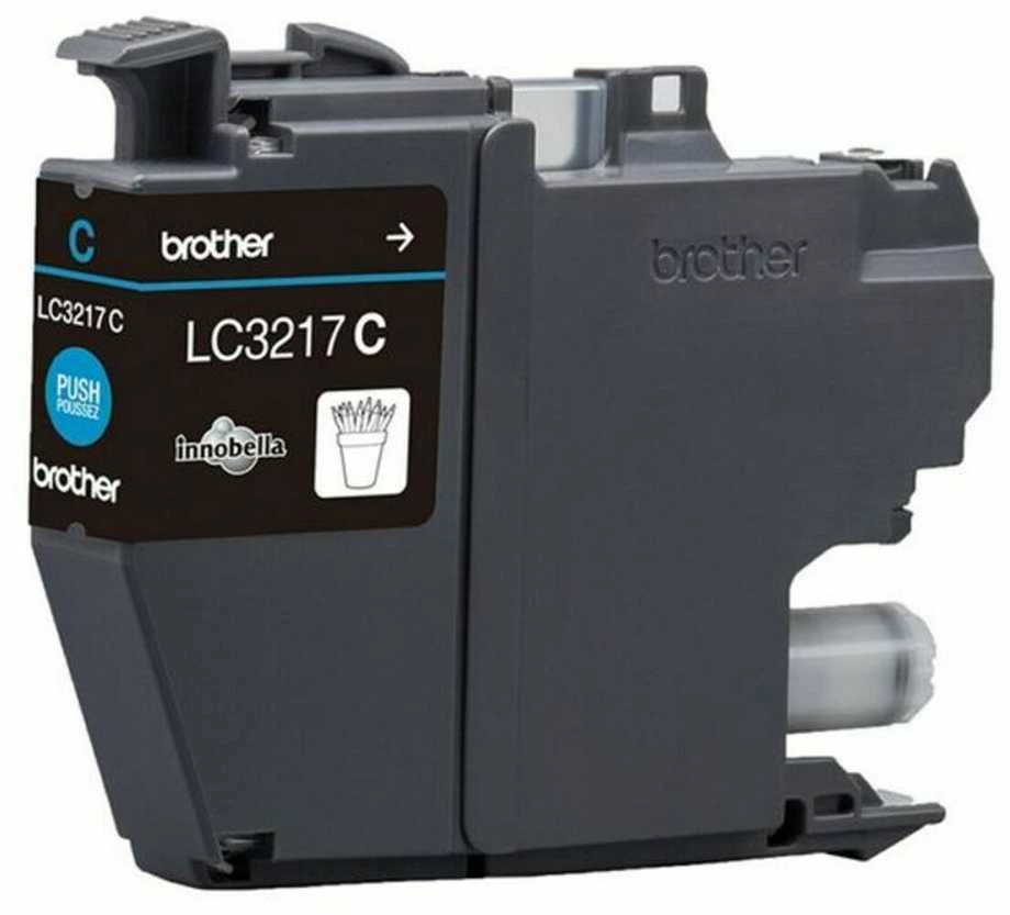 BROTHER LC3217C žydro rašalo kasetė, 550 psl.