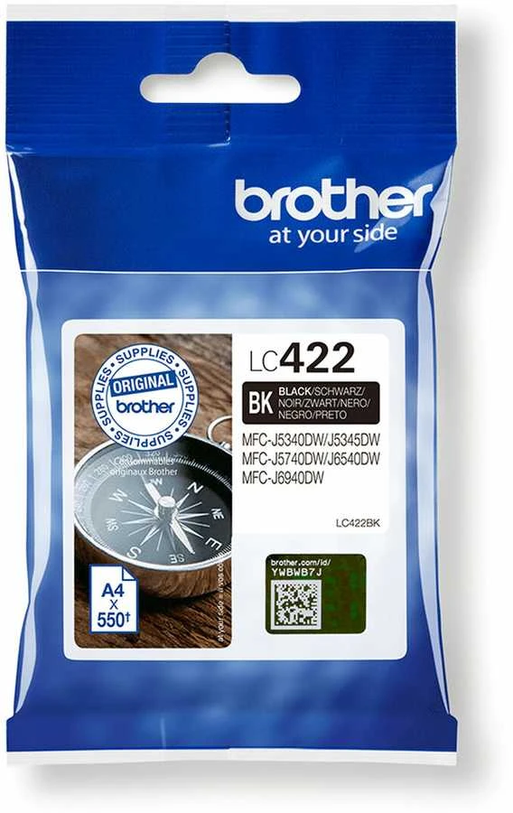 BROTHER LC422BK RAŠALAS, skirtas BH19M/B