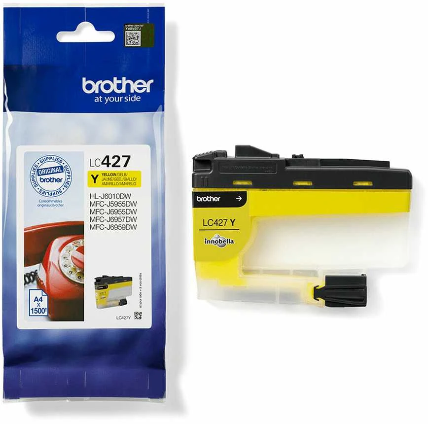 BROTHER LC427Y Geltonas, 1,500 PAGES