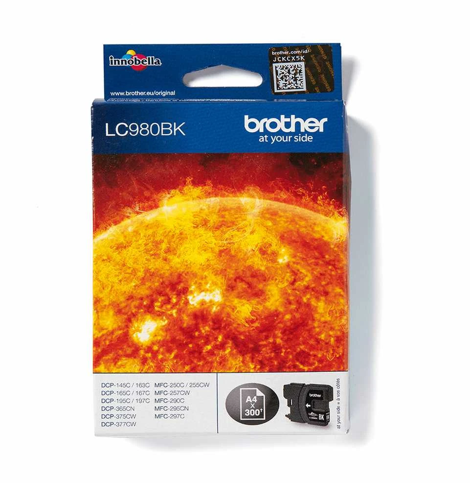 BROTHER LC-980BK TONERIS Juodas 300P