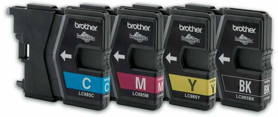Brother LC985VALBP Multipack | Ink Cartridge | Juodas, Cyan, Magenta, Geltona