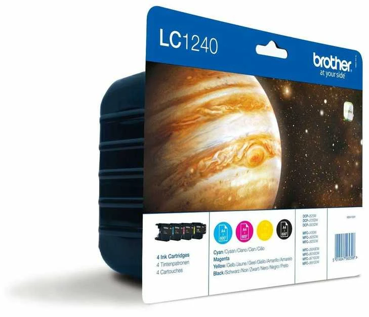 Rašalo kasetė Brother LC1240VALBP CMYK