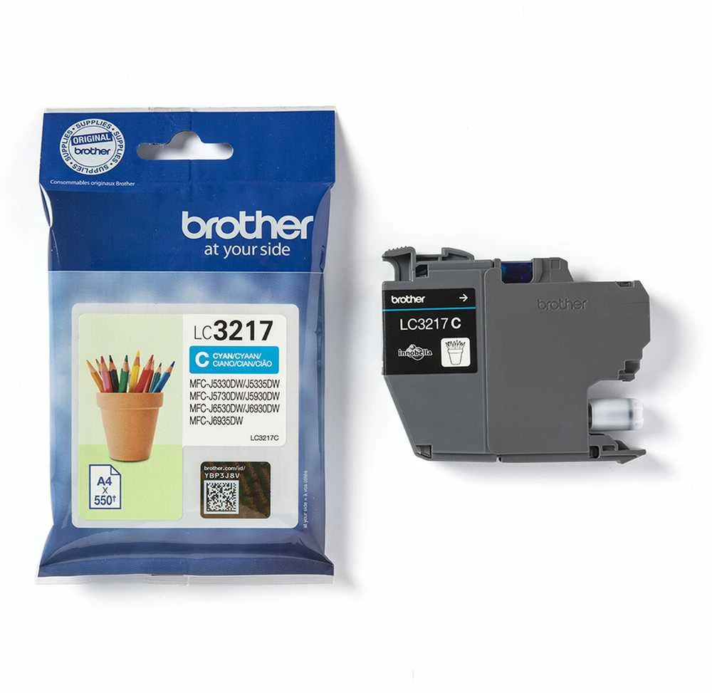 Originalus rašalas Brother LC-3217C, žalsvai mėlynas