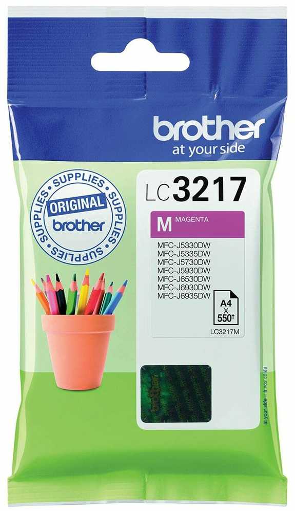 rašalBrother originalus rašal( LC- 3217M, rausva)