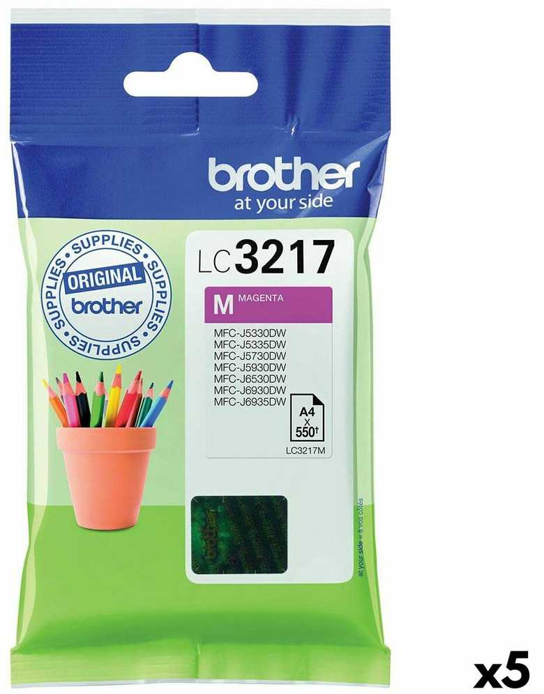 rašalBrother originalus rašal( LC- 3217M, rausva)