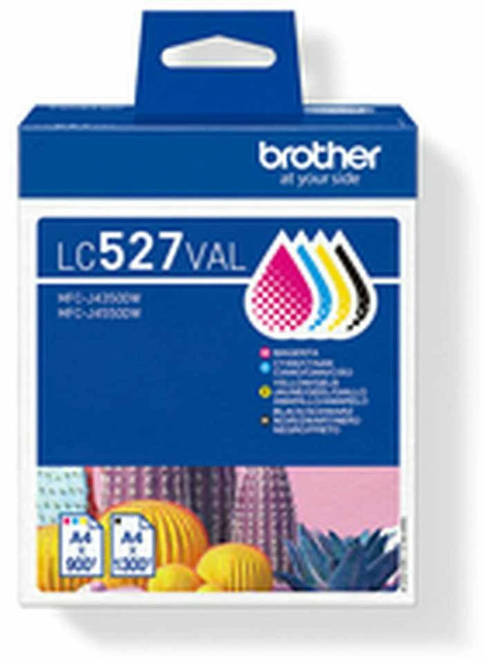 LC527VAL ekonomiškas rinkinys | Brother rašalo kasetė | Juoda, geltona, žydra, rausvai raudona