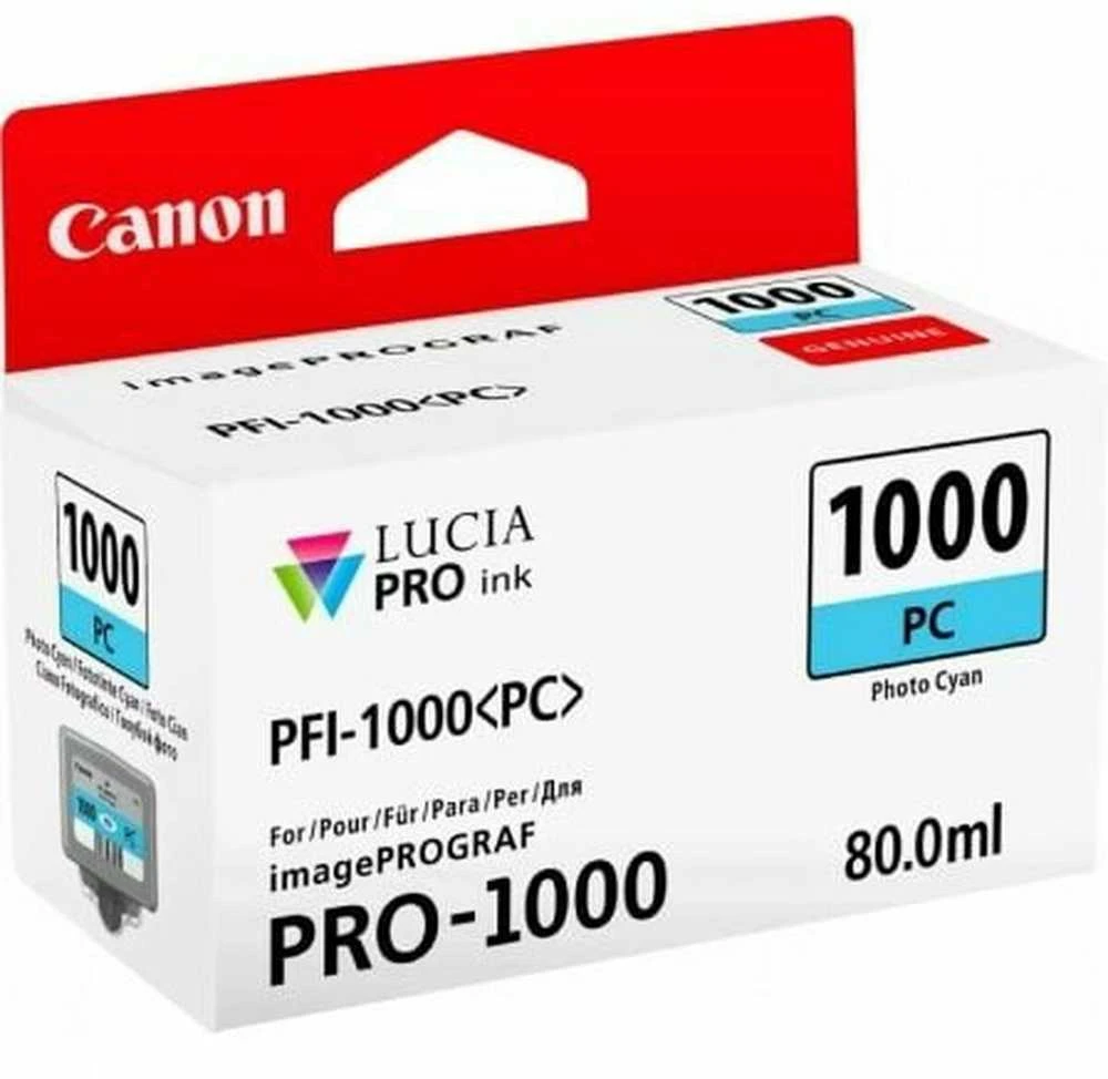 Canon PFI-1000 PC Originalus Foto žydra