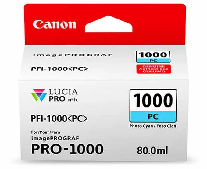 Canon PFI-1000 PC Originalus Foto žydra