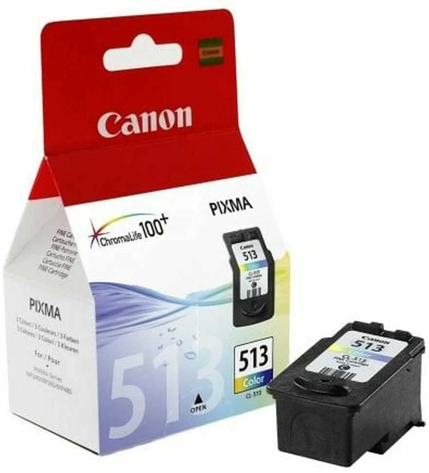 Canon CL-513 Originalus Žydras, Rausvai raudona, Geltona 1 vnt