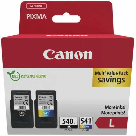 Originalių Canon rašalo kasečių komplektas (juodas ir spalvotas), 11/15 ml + 50 vnt. blizgaus fotopopieriaus