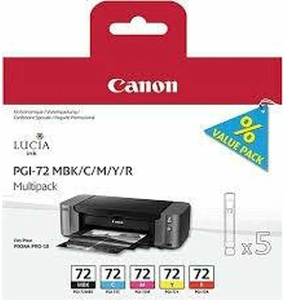 CANON PGI-72 MBK/C/M/Y/R Multi Pack, skirtas PIXMA-PRO 10