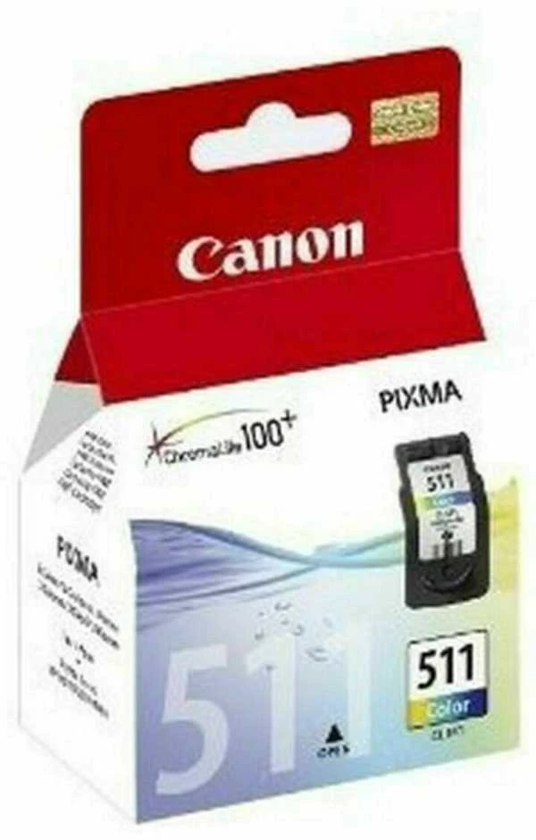 Trispalvis Canon CL-511 | Rašalo kasetė | Žydra, purpurinė, geltona