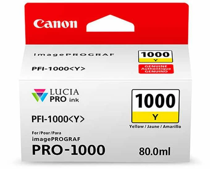 Canon PFI-1000 Y Originalus Geltona
