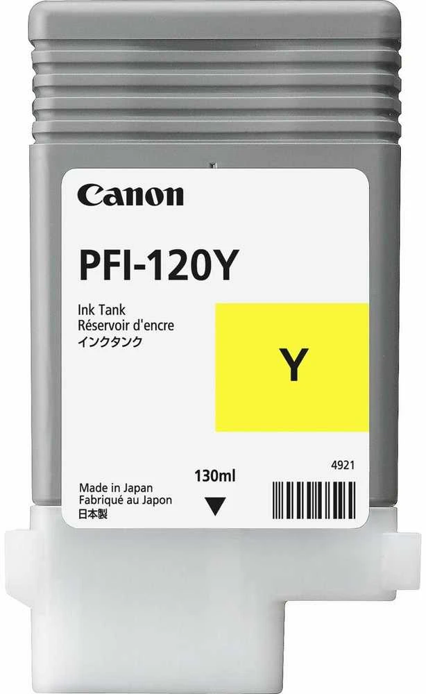 Canon PFI-120Y (2888C001) Rašalinė kasetė, Geltona