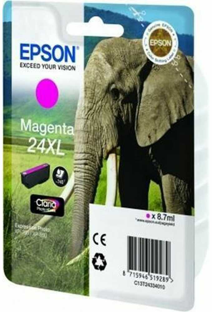 Epson No.24 XL (C13T24334012), purpurinė kasetė