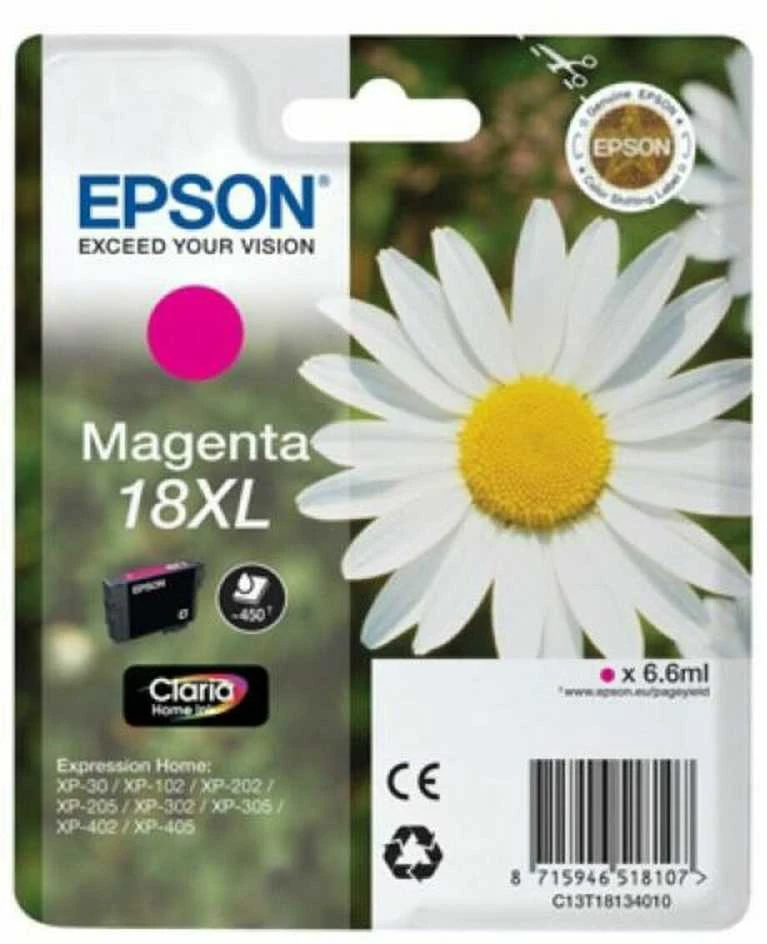 Epson T1813 rašalo kasetė, purpurinė, didelės talpos