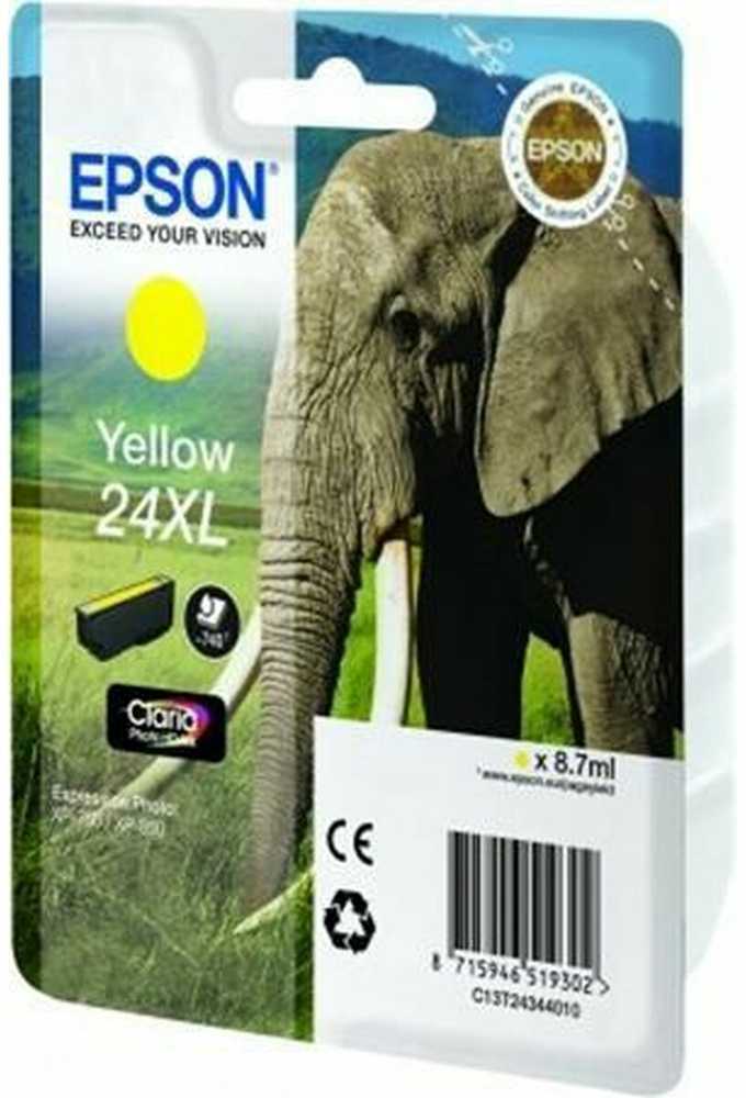 Epson No.24 XL (C13T24344012), geltona kasetė