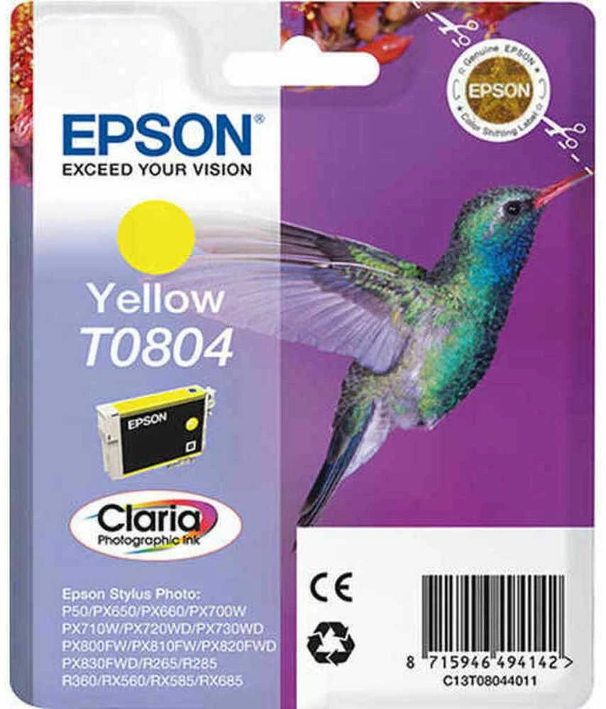 Epson T0804 (C13T08044011), geltona kasetė