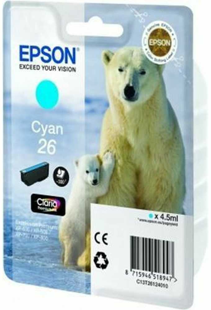 Epson T2612 (26) (C13T26124012), žydra kasetė