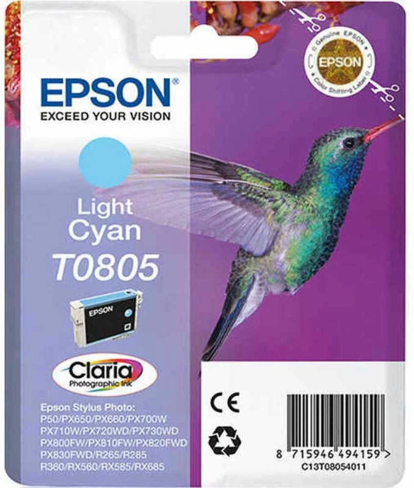 Epson (C13T08054011), šviesiai žydra kasetė