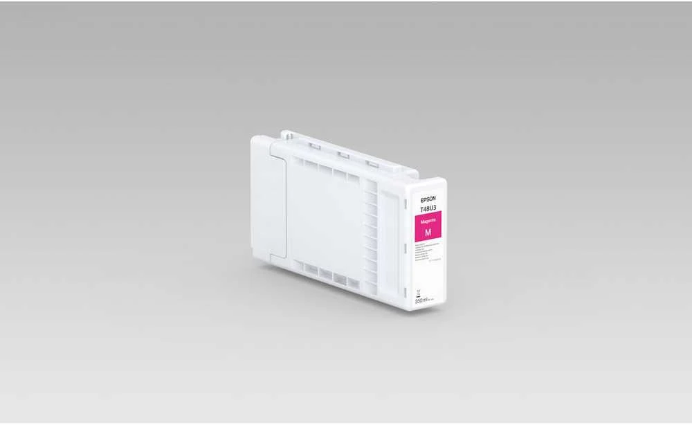 „Epson UltraChrome Pro 6 Magenta T48U30N“ vienkartinė pakuotė (350 ml) | „Epson C13T48U30N“ | „Epson T48U3“ – rausvai raudona – originali – rašalo kasetė | „Epson UltraChrome Pro6“ | rausvai raudona