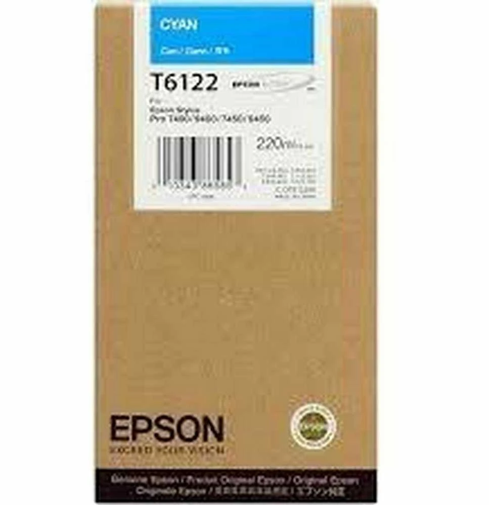 Epson T612200 | Rašalo kasetė | Žydra spalva