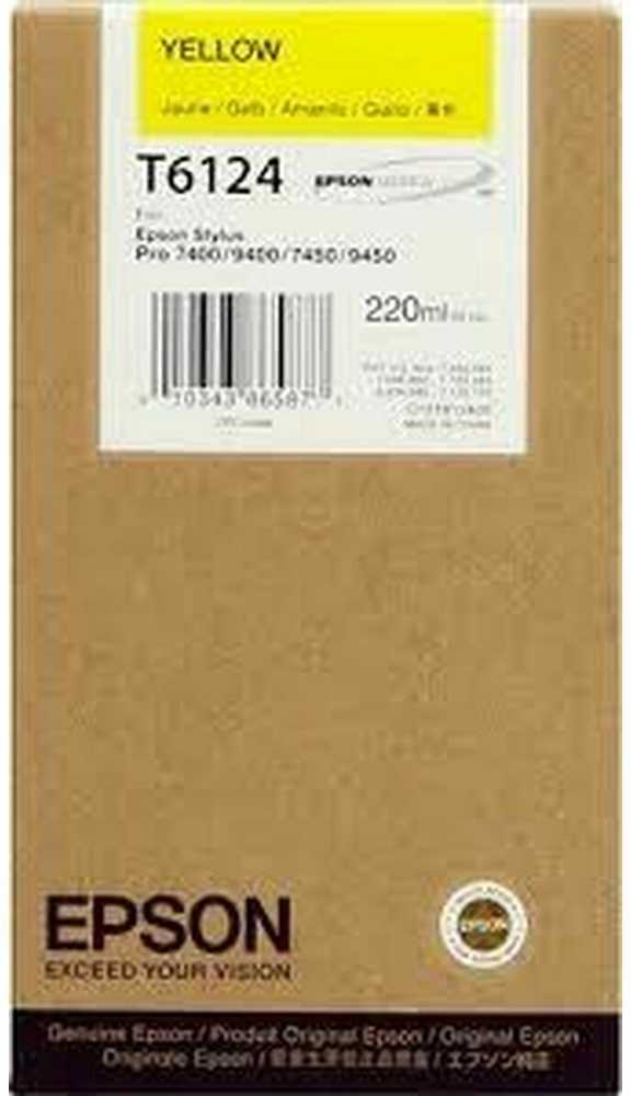 Epson T612400 | Ink cartrige | Geltona