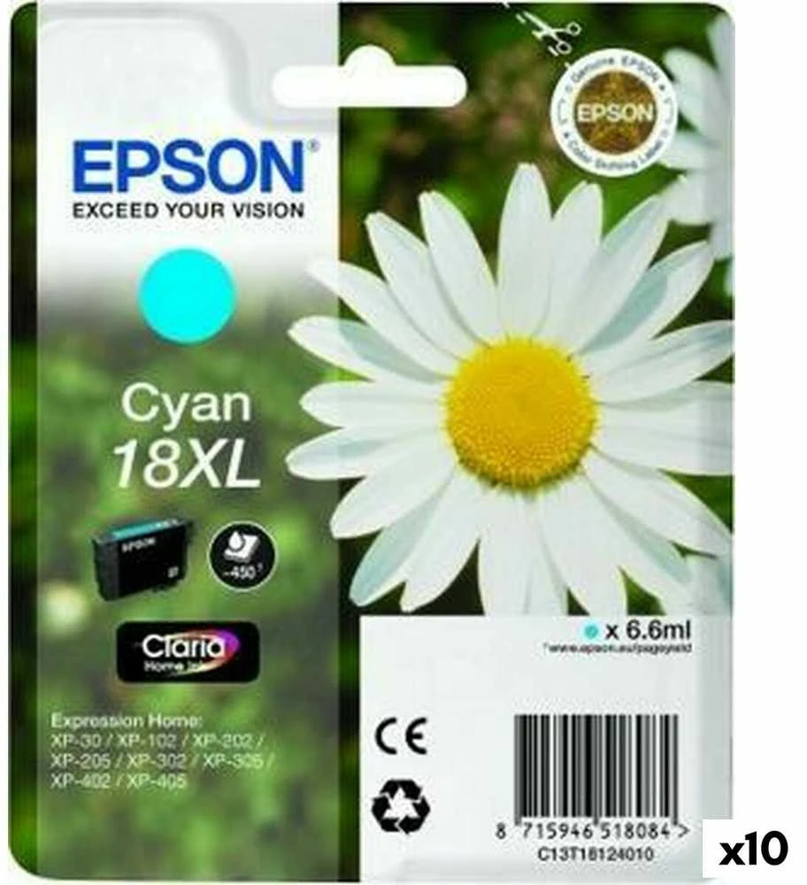 Rašalas Epson rašalas T1812 (C13T18124010) žydras