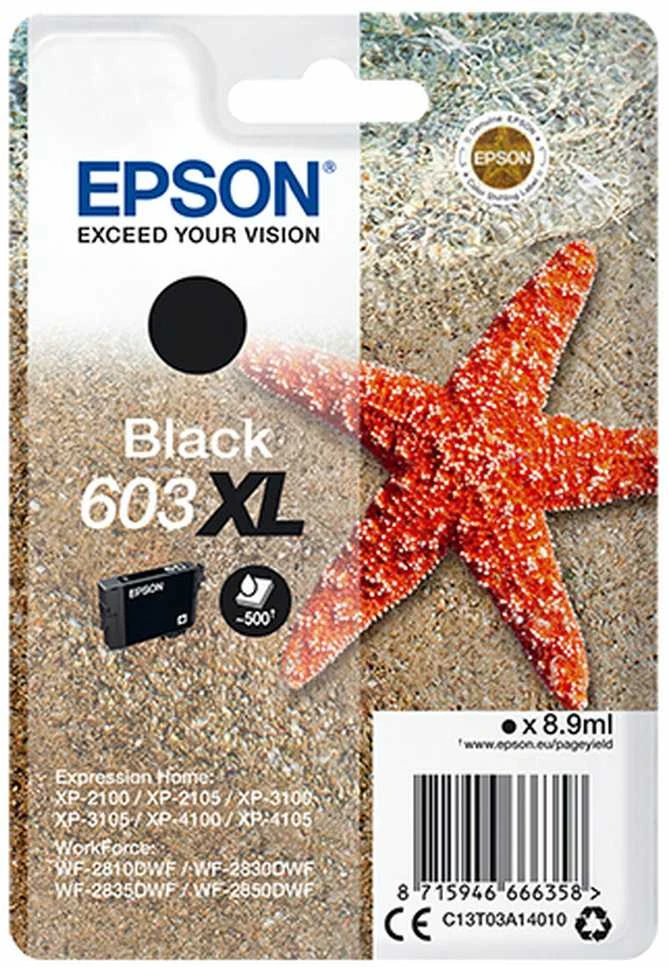 Epson C13T03A14010 rašalo kasetė Originalus Juoda 1 vnt