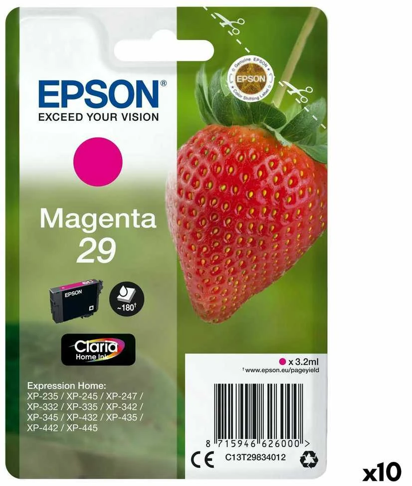 Epson Claria Home SP 29 Magenta Ink - C13T29834010