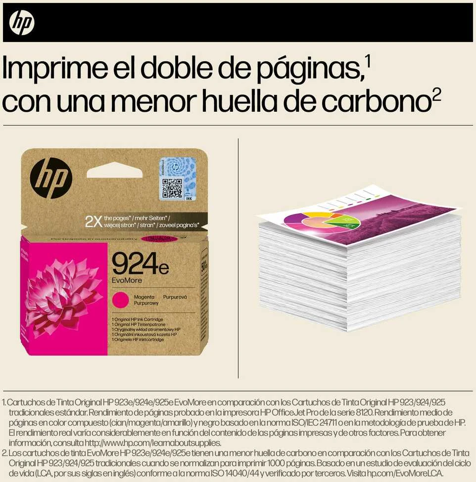 More HP Nr. 924 violetinė EVO DAUGIAU