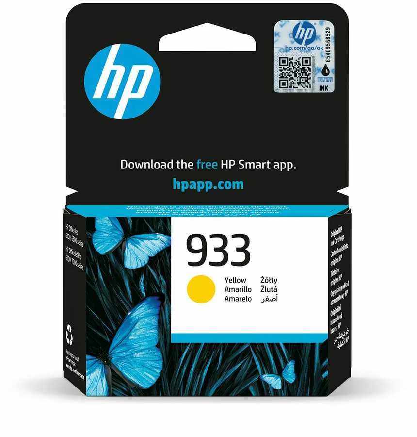 Hewlett Packard (HP) Tusz HP Atrament 933 Geltona originali rašalo kasetė