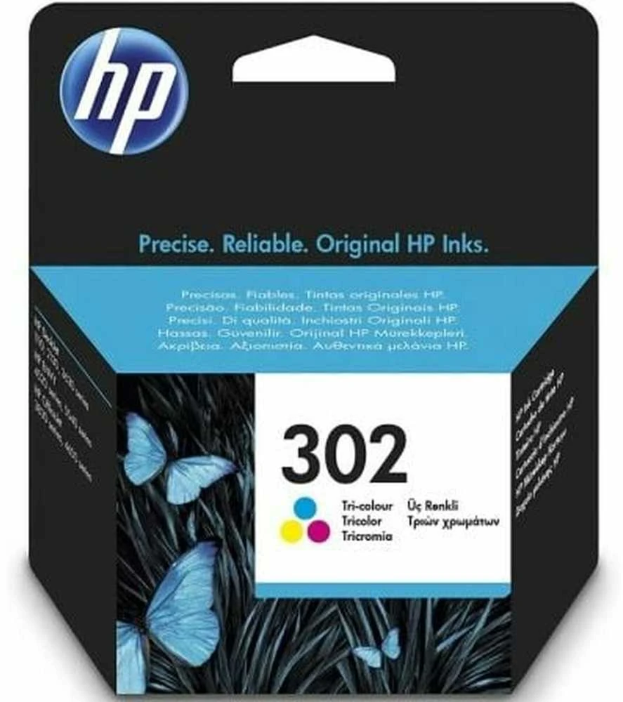Hewlett Packard (HP) HP 302 Tri-color (F6U65AE) Rašalinė kasetė, CMY