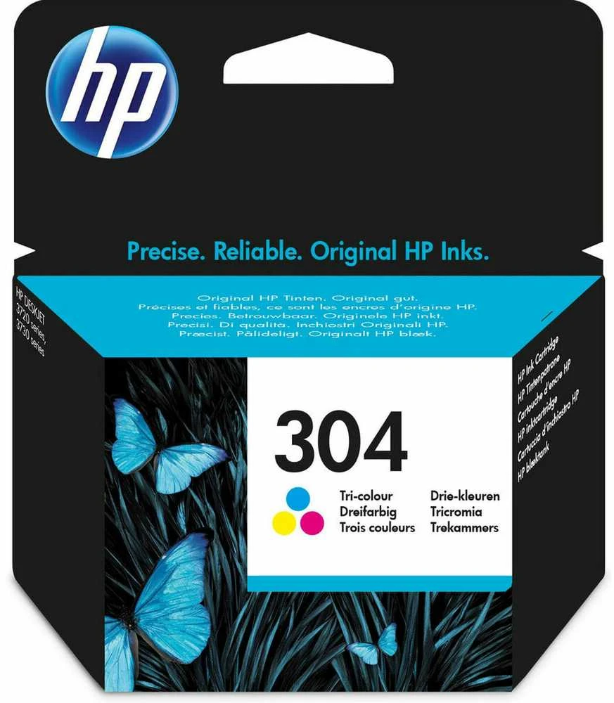 Hewlett Packard (HP) HP 304 Tri-color (N9K05AE) Rašalinė kasetė, CMY