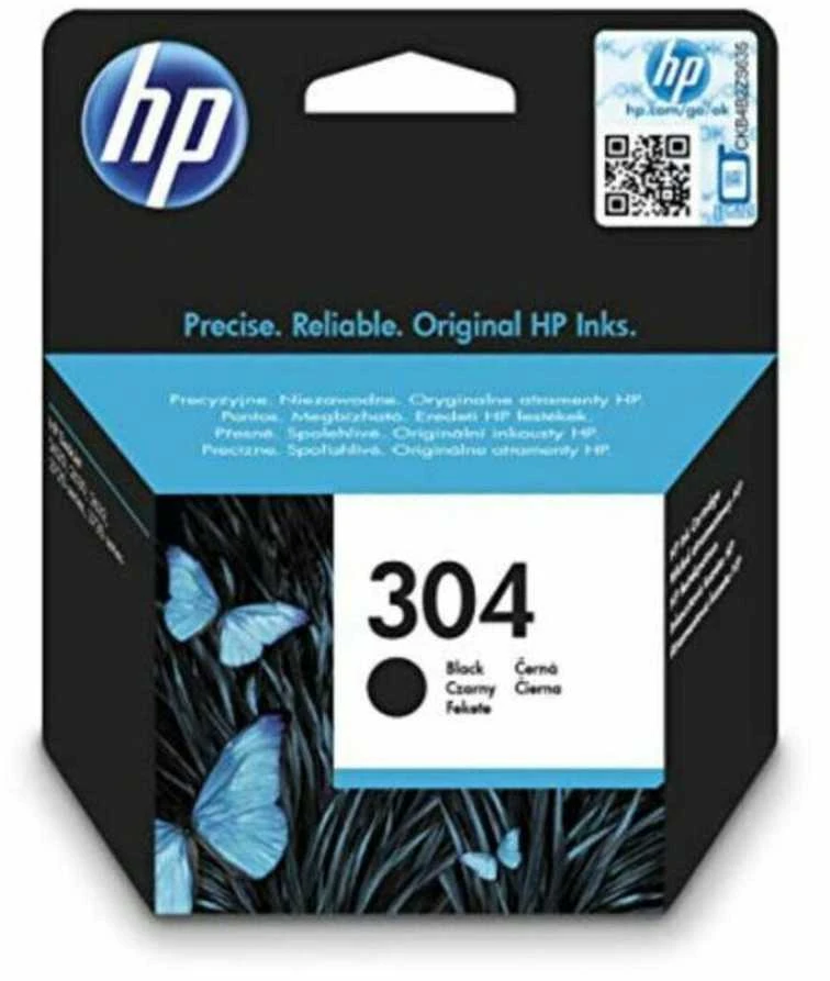 Hewlett Packard (HP) HP N9K06AE rašalo kasetė Nr. 304, juodas