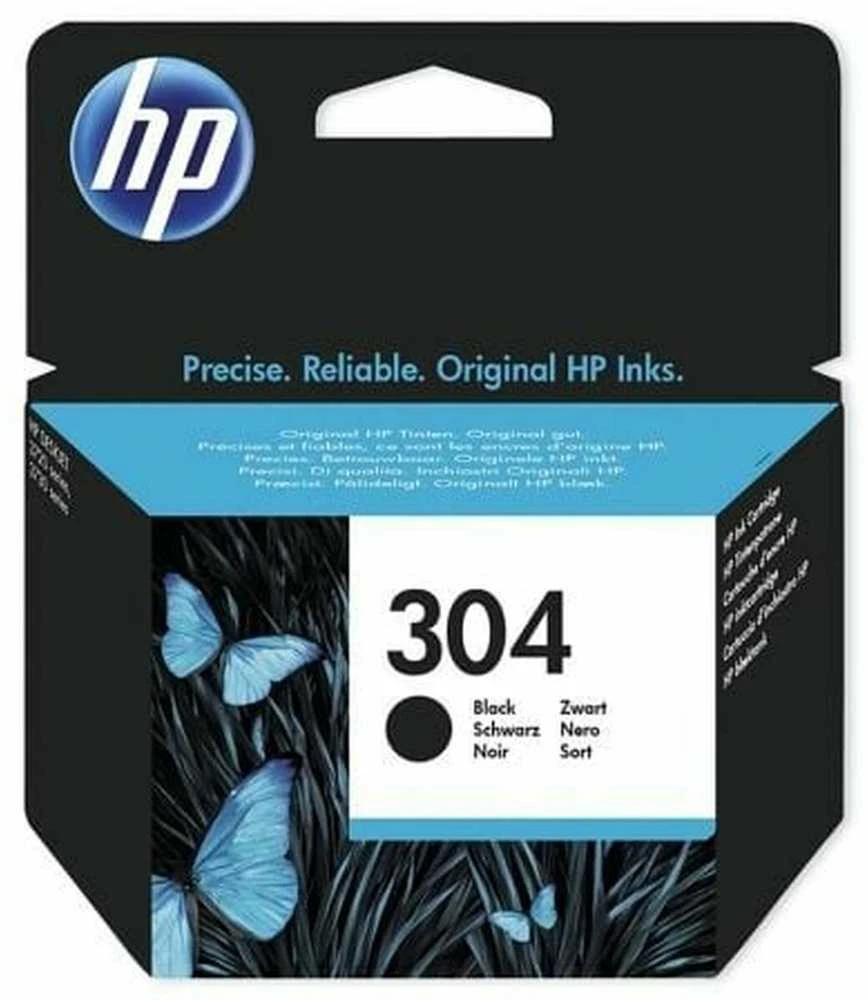 Hewlett Packard (HP) HP N9K06AE rašalo kasetė Nr. 304, juodas